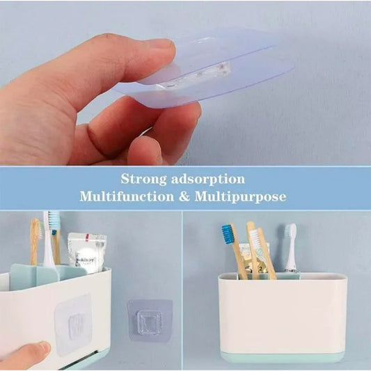 Transparent adhesive hook for wall, strong adsorption and multifunctional for organizing items