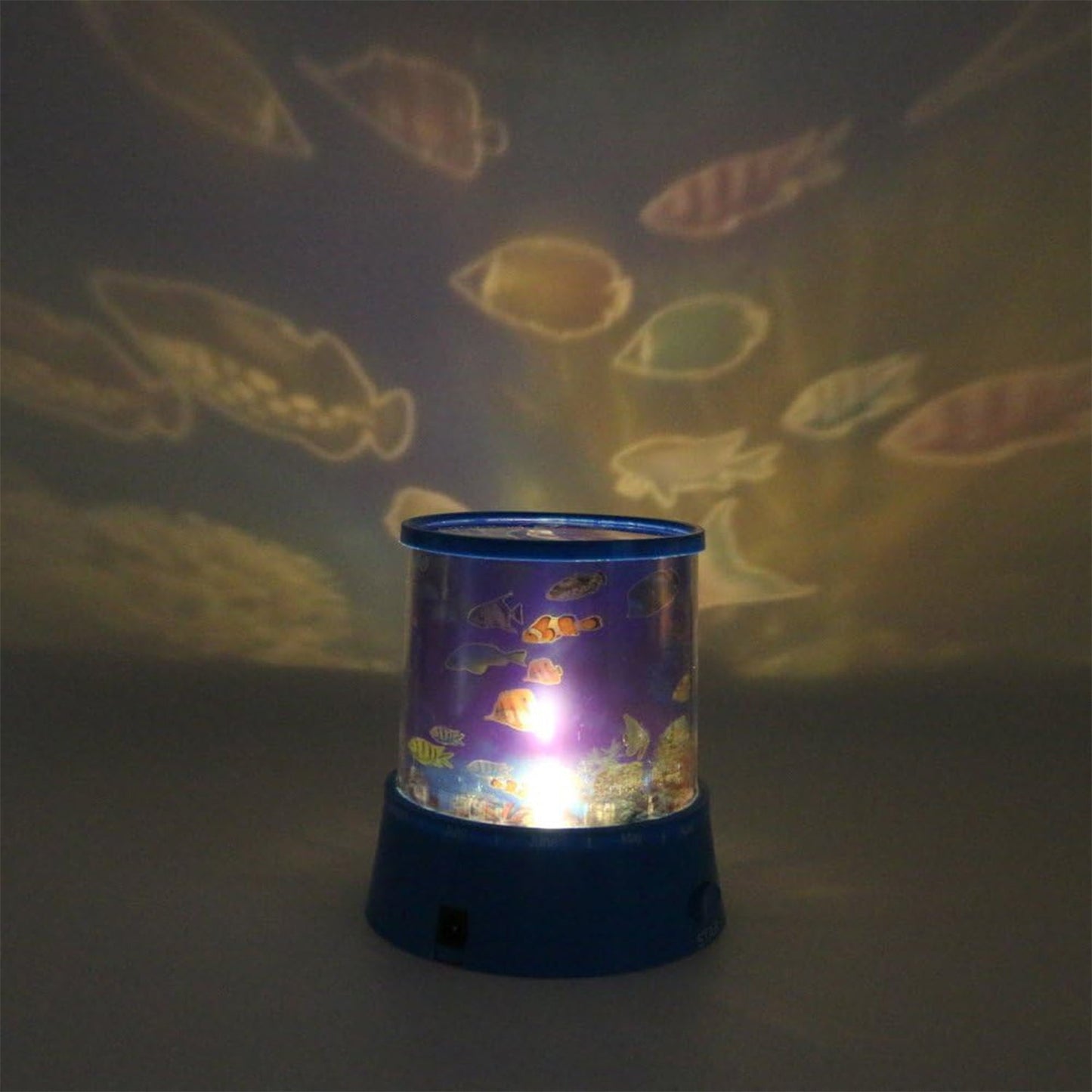 LED Projector Night Light – 3 Battery Lamps, Rotating with Music, Perfect for Kids & Home Decor (1 Pc, Battery Not Included) Your Brand