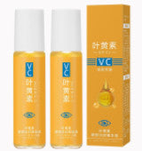The Gir Farmer anti-aging eye treatment oil bottles and packaging with vitamin C and natural ingredients