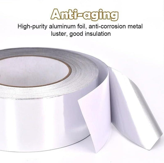 Roll of high temperature resistant aluminum tape with anti-aging and insulation properties