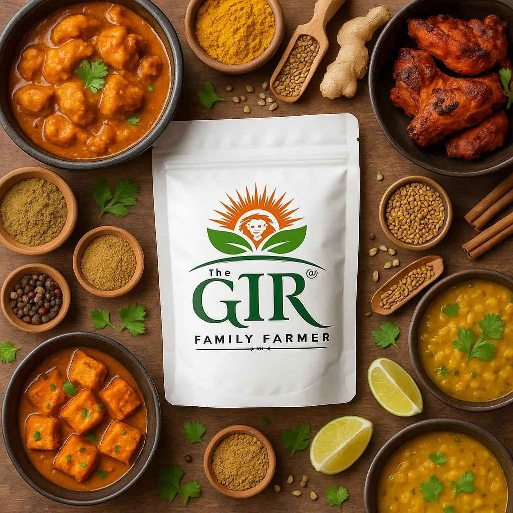 THE GIR FARMER Organic Kashmiri Red Chilli Powder - Premium Mirch