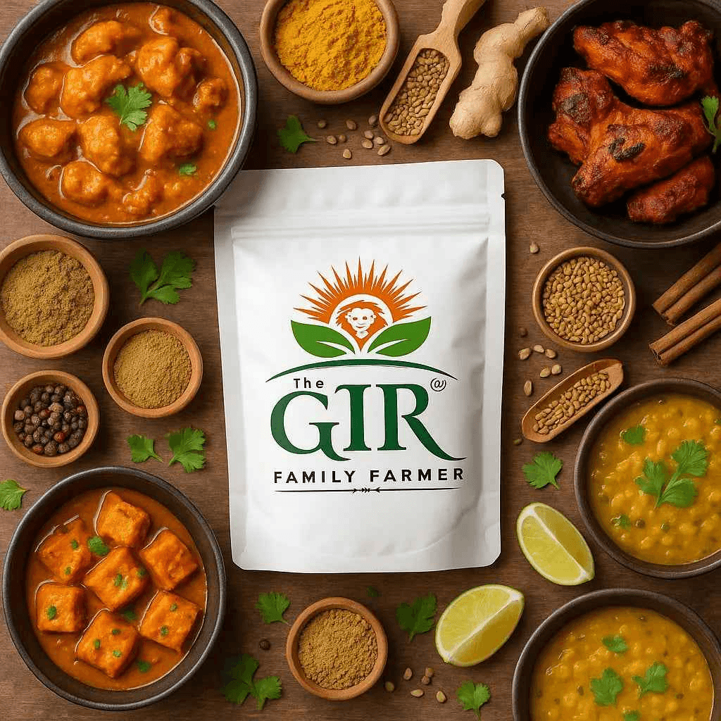 THE GIR FARMER Organic Kashmiri Red Chilli Powder - Premium Mirch