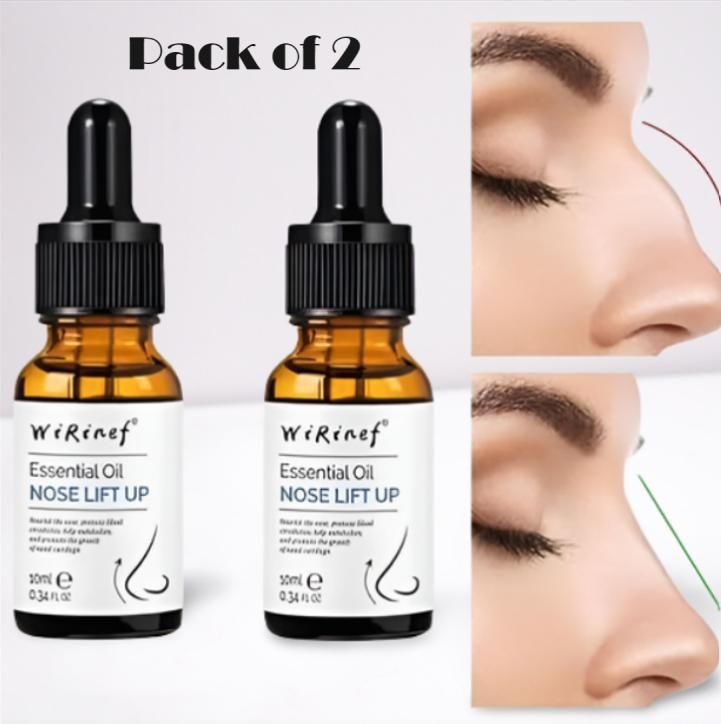 Pack of 2 bottles of Essential Oil Nose Lifting Oil for enhancing nose shape and contour