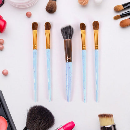 5pc Makeup Brush tools kit (5 Pcs Set / Mix Color) Your Brand