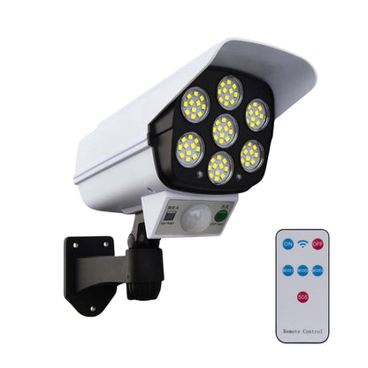 Solar Light Outdoor Motion Sensor Security Camera Shaped Dummy Wall Lamp (1 Pc) Your Brand