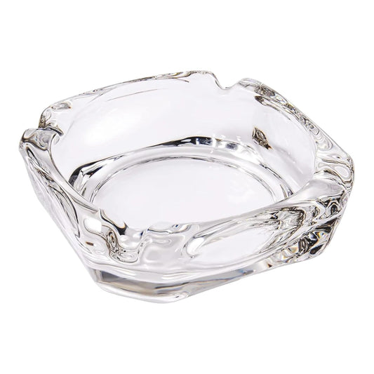 Glass Brunswick Crystal Quality Cigar Cigarette Ashtray Round Tabletop for Home Office Indoor Outdoor Home Decor Your Brand