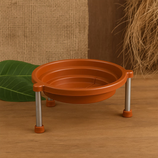 Multipurpose Matka Stand  /  Plant Pot Water Pot Stand Plastic for Home & Kitchen (1Pc) Plant Edge
