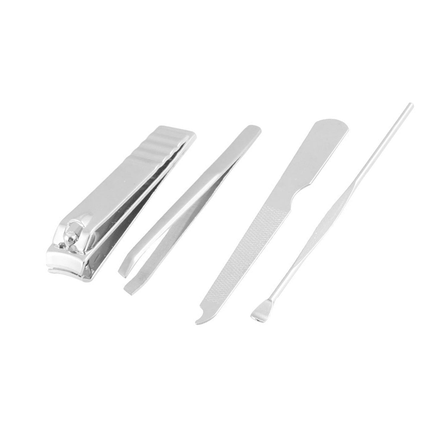 4-in-1 Nail Clipper Kit: Stainless Steel Tools, Manicure Set (Travel Case) Your Brand
