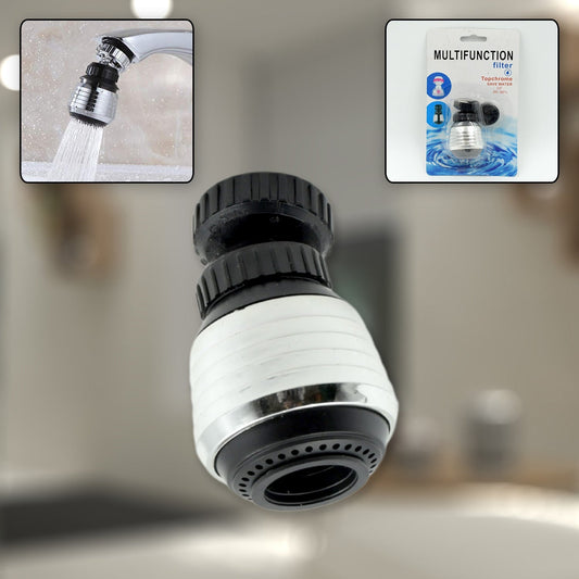 Faucet Bubbler, Faucet Aerator, Water Filter 360° Sink Use for Kitchen, Bathroom, Home Use, High Pressure Power Spray, Plating, for Kitchen Bathroom (1 Pc) Your Brand