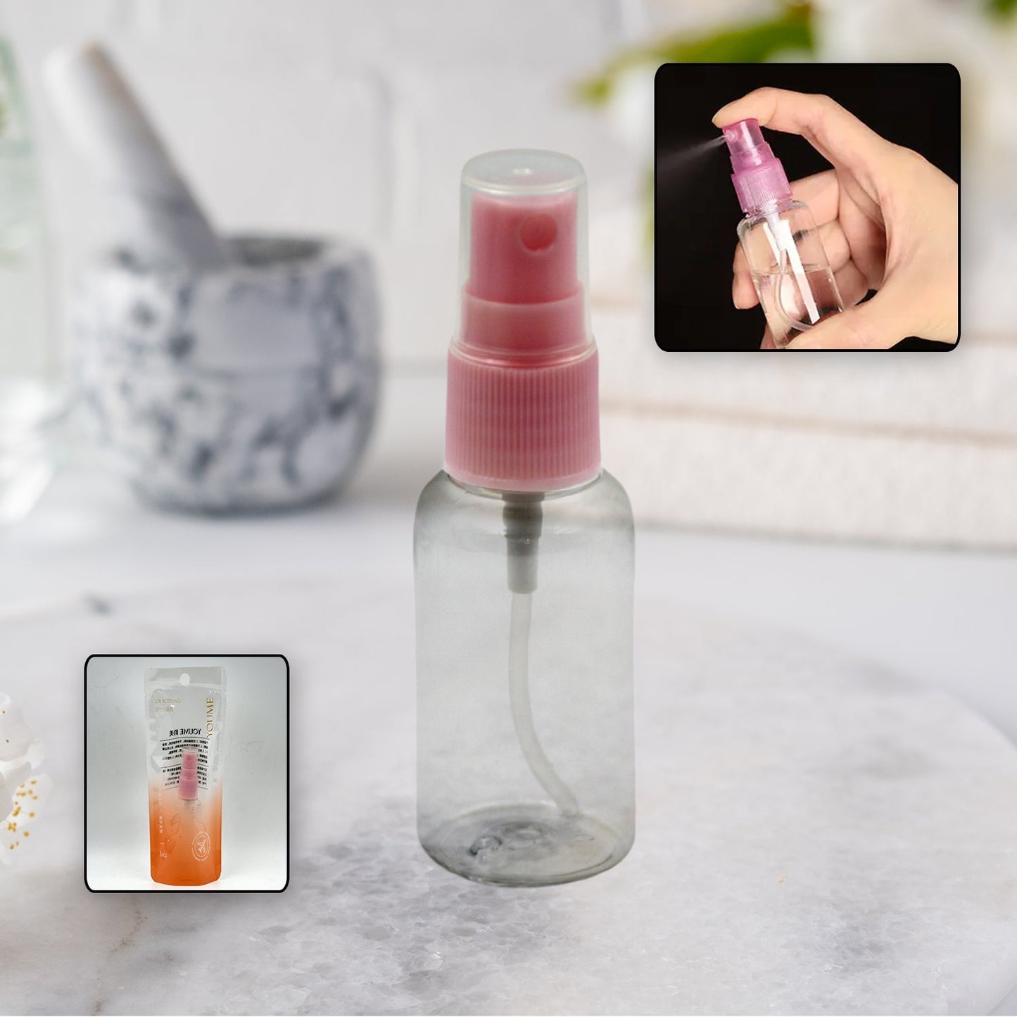 Perfume Make-Up Water Portable Spray Bottle, Empty Spray Bottle Refillable Fine, Perfume For Sanitizer Travel Beauty Makeup Perfume filler (1 Pc) Your Brand