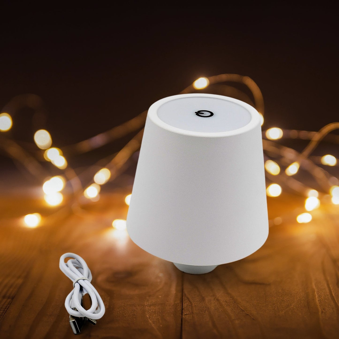 USB Rechargeable LED Bottle Lamp – 3 Color Dimmable Wireless Table Light for Home & Bar (1 Pc) Your Brand