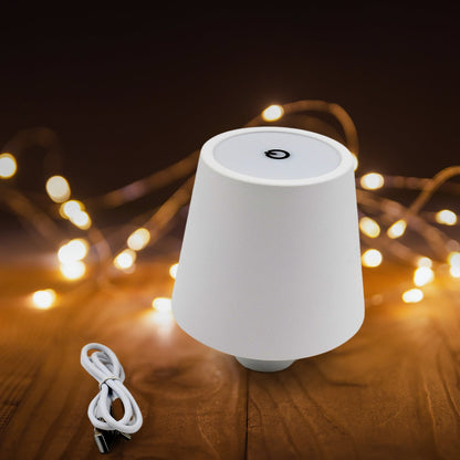 USB Rechargeable LED Bottle Lamp – 3 Color Dimmable Wireless Table Light for Home & Bar (1 Pc) Your Brand