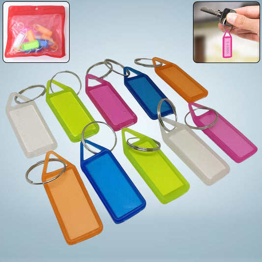 10 Pc Keychain Tag Label Used For Decorative Purpose On Keys And All Your Brand