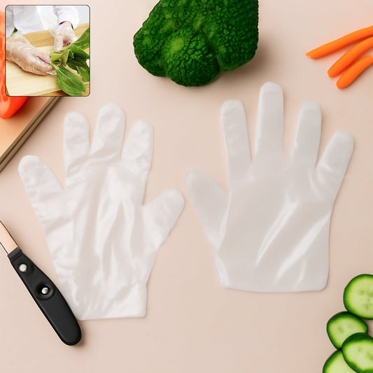 Eco-Friendly Kitchen Hand Gloves, Disposal hand gloves, Free size (100 Pc) Your Brand