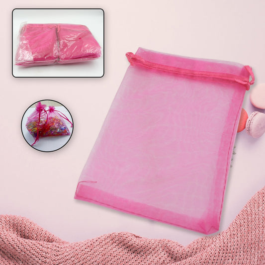 Organza Gift Bags Small Mesh Bags Drawstring Gift Bags Christmas Drawstring Organza Gift Bags, Wedding Party Festival Gift Bags (100 Pcs Set) Your Brand