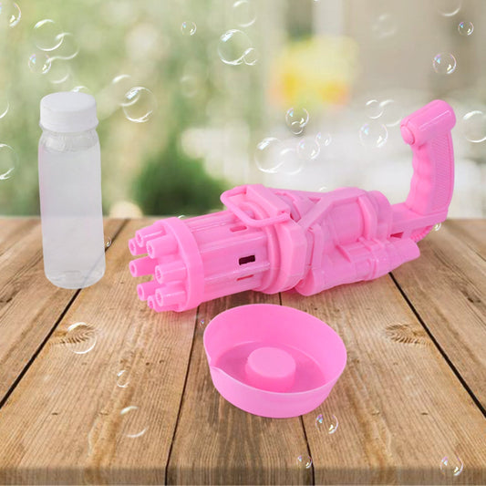 8-Hole battery operated Bubbles Gun Toys for Boys and Girls Your Brand