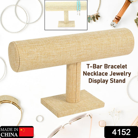 Jewelry Display Rack Bracelet Display Portable Bracelet Stand Jewelry Stand Organizer T Bar Stand Dispaly Rack Jewelry Display Stand Watch T- Flower Display Stand Appendix Necklace (1 pc) Your Brand