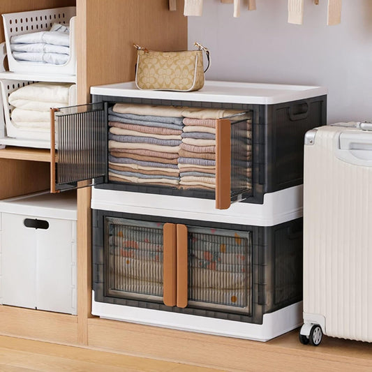 Plastic Folding Wardrobe Storage Organizer (1 Layer / 1 Pc) Your Brand