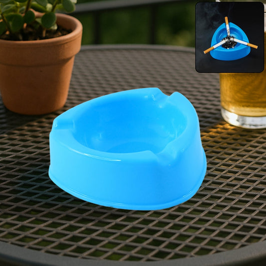 Oblivion Heavy Duty Plastic Ashtray (mix color & 1 Pc) Your Brand