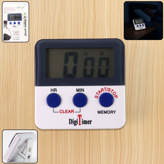 Digital Kitchen Timer with Alarm | Stop Watch Timer for Kitchen | Kitchen Timer with Magnetic Stand |Timer Clock for Study Your Brand
