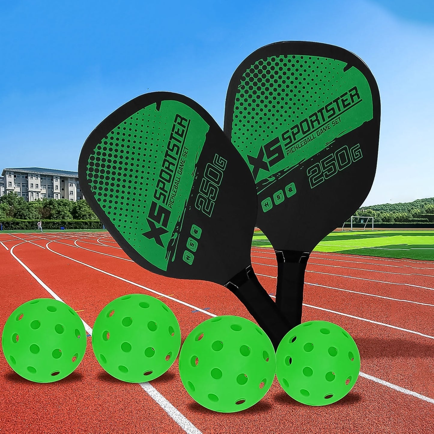 Knx Professional Outdoor Pickleball Paddle and Ball (1 Set) Your Brand