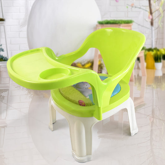 Baby Chair, with Tray Strong and Durable Plastic Chair for Kids/Plastic School Study Chair/Feeding Chair for Kids, Portable High Chair for Kids Your Brand
