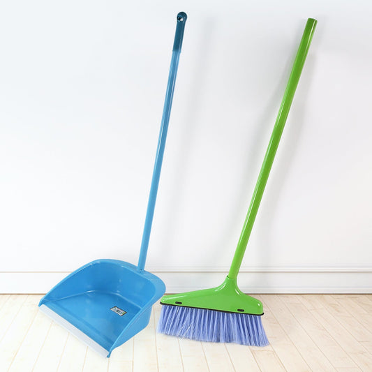 HANDLE DUSTPAN AND BRUSH FOR SWEEPING & CLEANING DUST, Supdi Your Brand