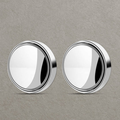 360DEGREE BLIND SPOT ROUND WIDE ANGLE ADJUSTABLE CONVEX REAR VIEW MIRROR - PACK OF 2 Your Brand