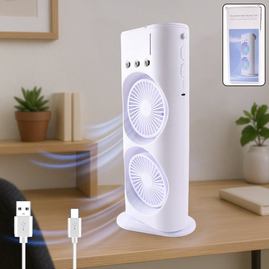 Portable Tower Mist Spray Cooling Fan, Air Cooling Fan (1 Pc) Your Brand