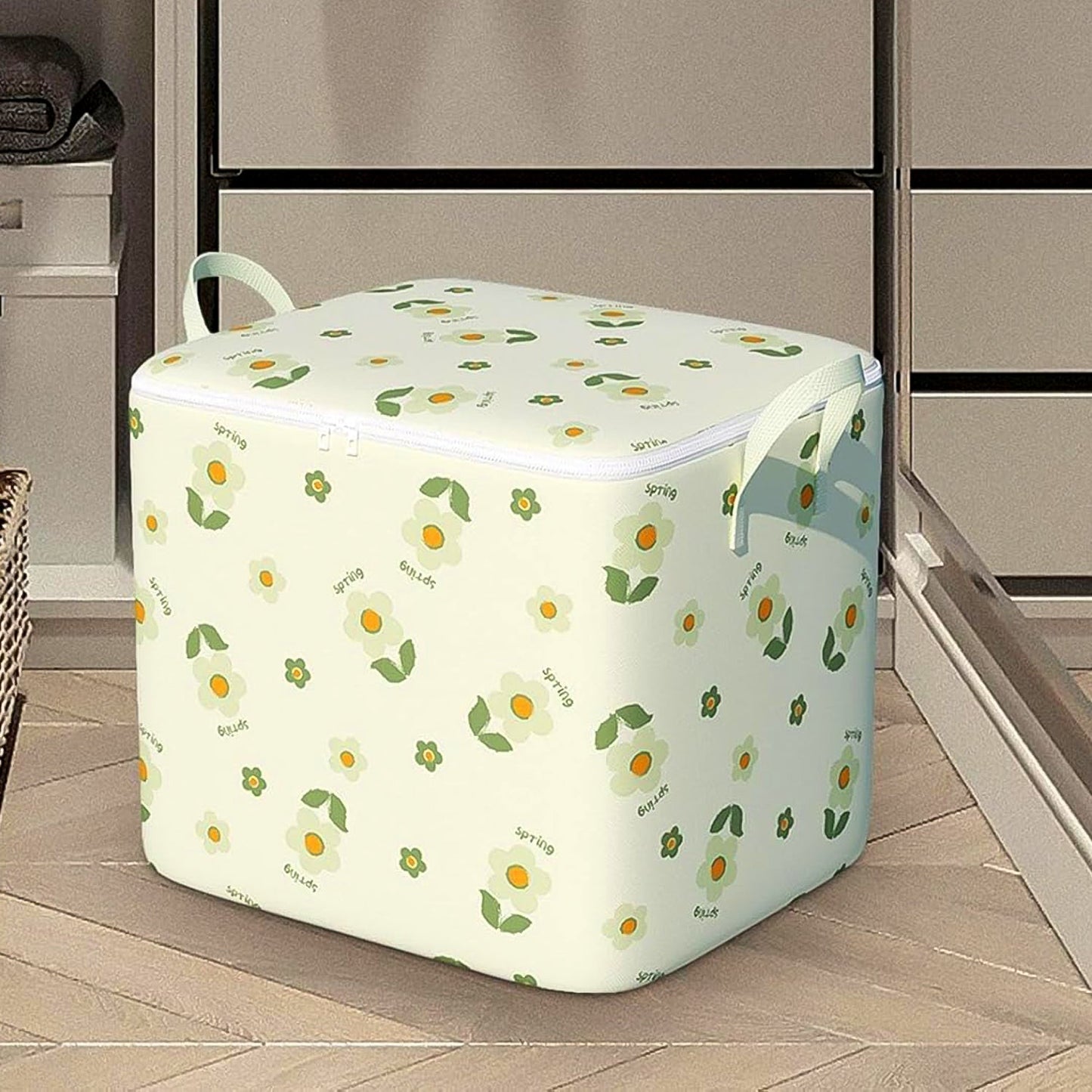 Foldable Clothes Storage Comforter Organizer Storage (140 L) Your Brand