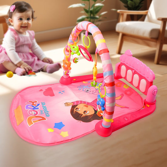 2in1 Baby Kick and Play Piano Gym Mat & Fitness Rack (1 Set) Your Brand