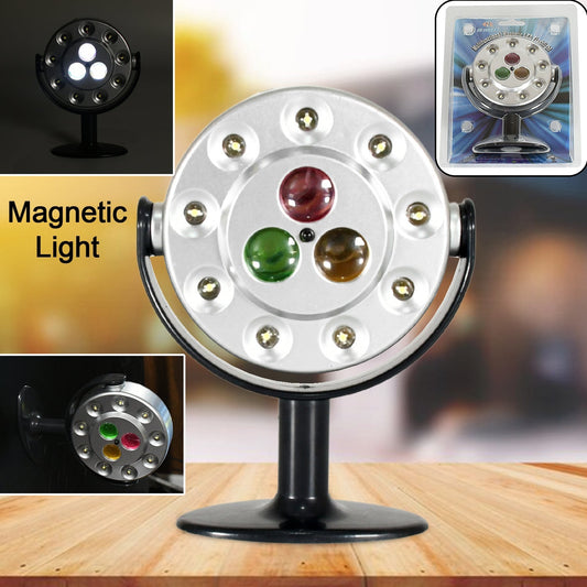 Multifunctional Magnetic LED Flashlight, High Quality waterproof light, Three Ultra-Bright LEDs, Battery Operated LED Light (Battery Not Included) Your Brand