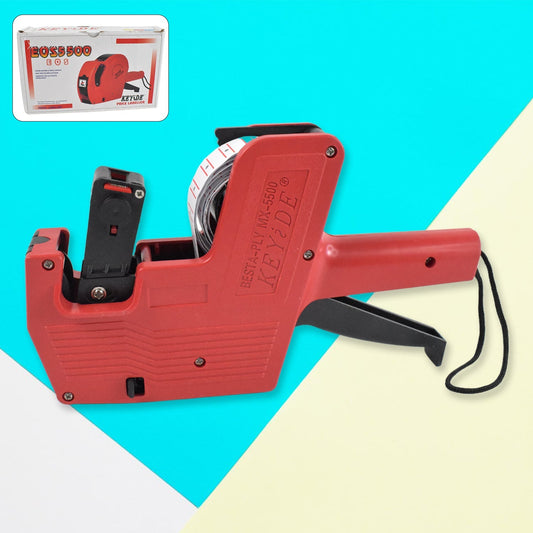 Handheld 8-Digit Plastic Price Tag Gun – Ideal for Retail & Market Price Tagging Your Brand