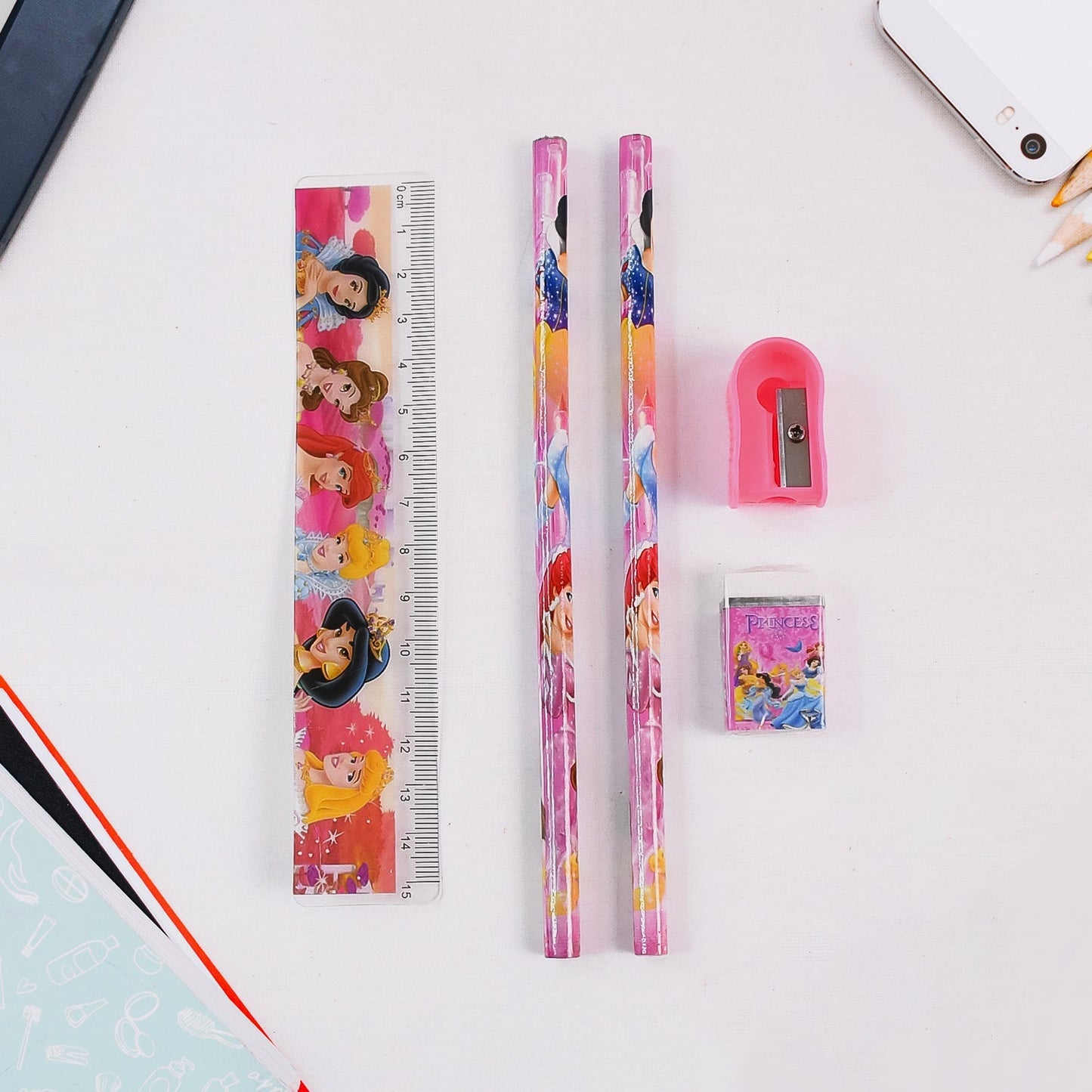 Fun & Functional! 5-in-1 Cartoon Pencil Set for School & Play (5 Pc) Your Brand