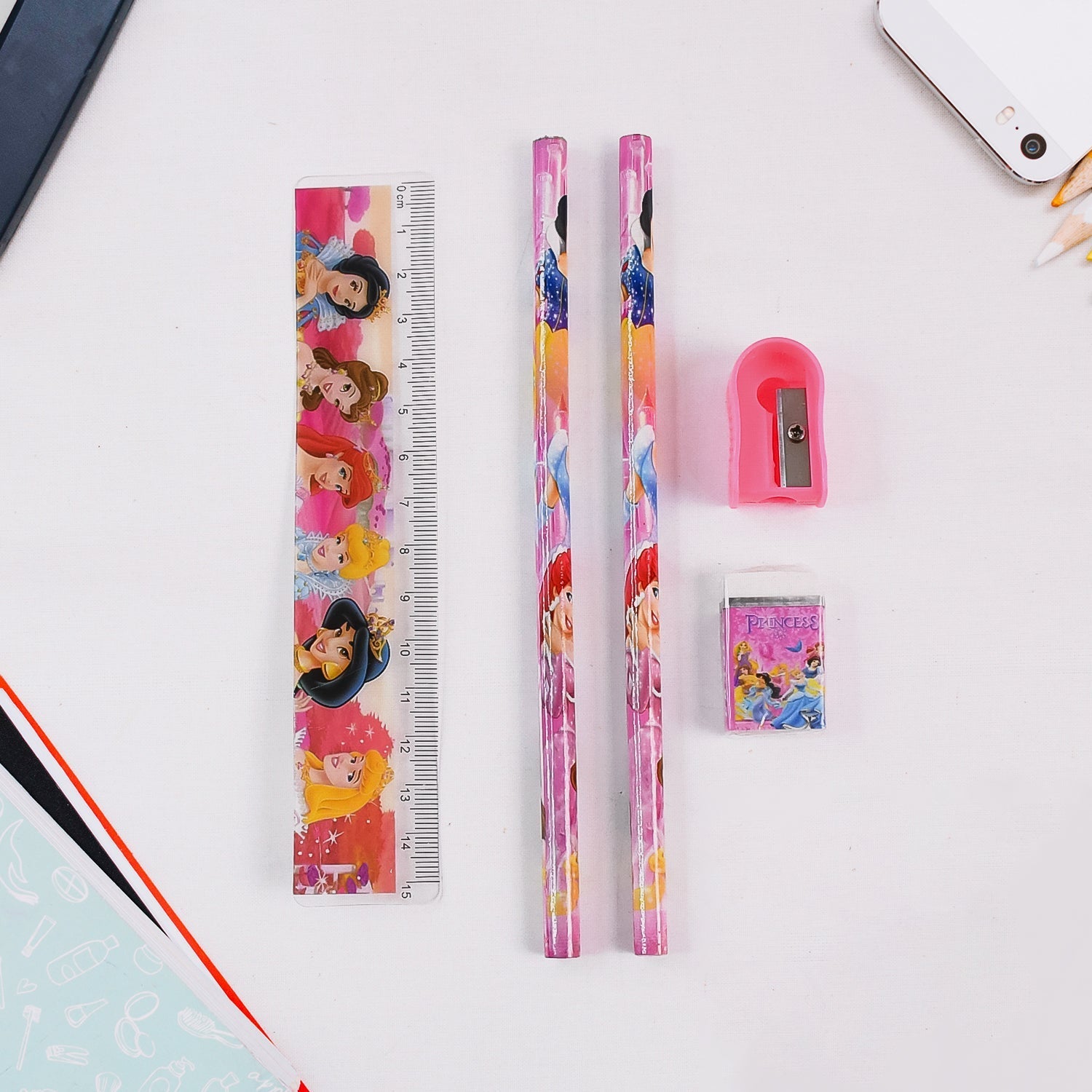 Fun & Functional! 5-in-1 Cartoon Pencil Set for School & Play (5 Pc) Your Brand