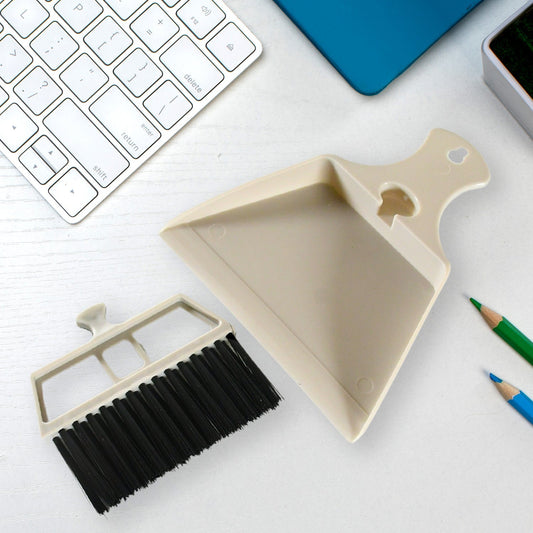 Dustpan Supdi with Brush, Dustpan For Car Office Desk, Wardrobe, Dinning Table, laptop, Keyboard Cleaning, Multipurpose Cleaning , Supdi Your Brand