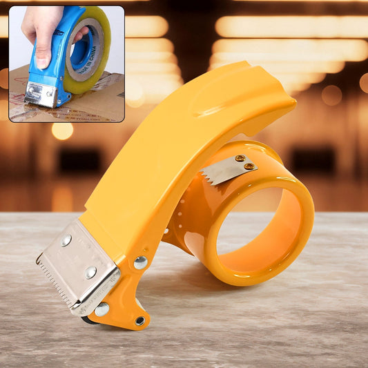 Metal Packing Tape Dispenser Cutter for Home Office use, Tape Dispenser for Stationary, Tape Cutter Packaging Tape Your Brand