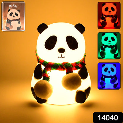 Panda 7-Color LED Silicone Touch Lamp (1 Pc) Your Brand
