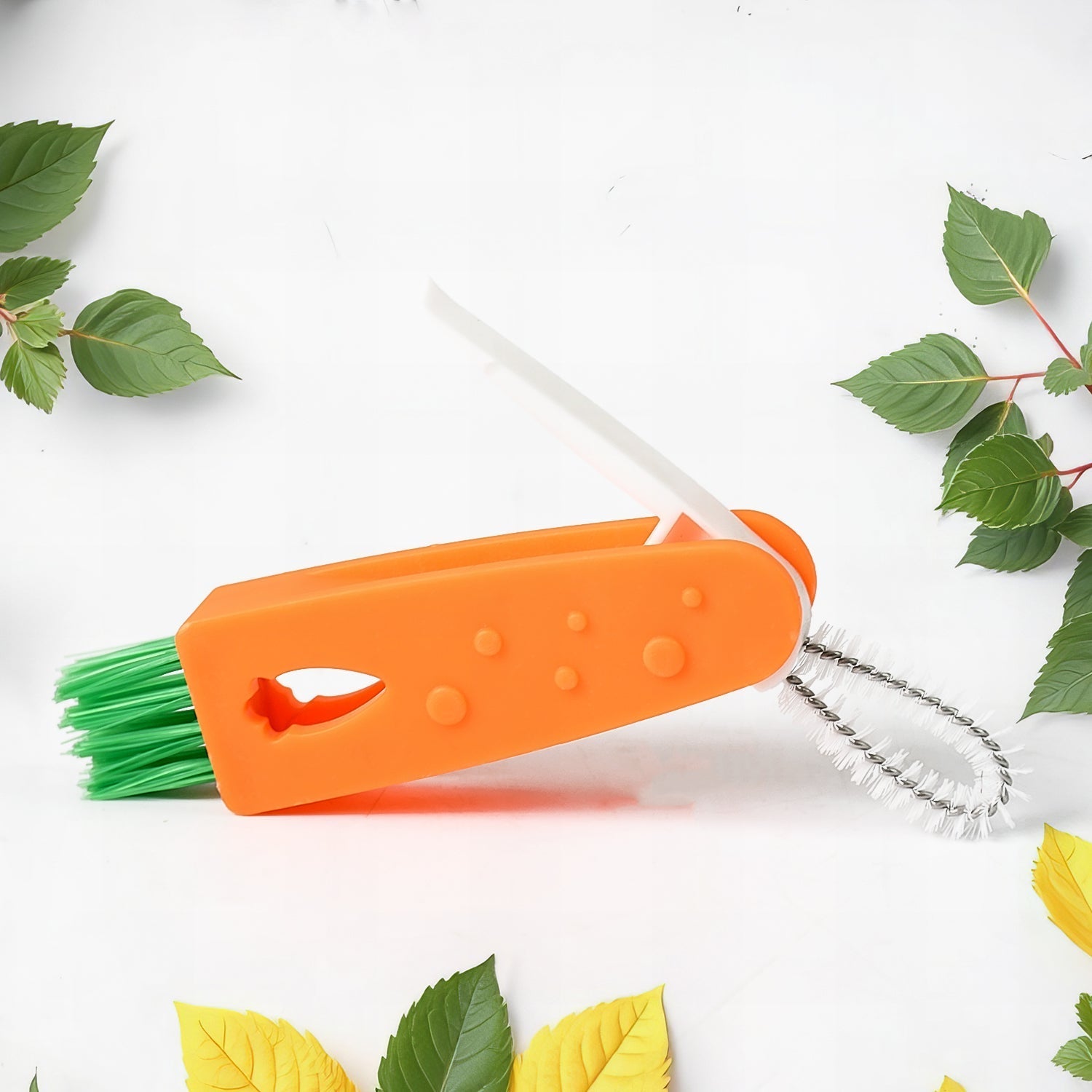 3-in-1 Multifunctional Cleaning Brush Set – Mini Bottle, Cup & Lid Cleaner (1 Pc) Your Brand