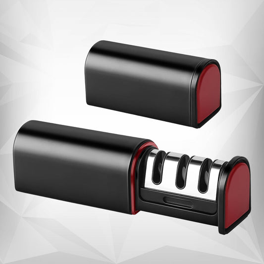 3-Stage Knife Sharpener, Knife grinder Three-sided blade for both water (1 Pc) Your Brand