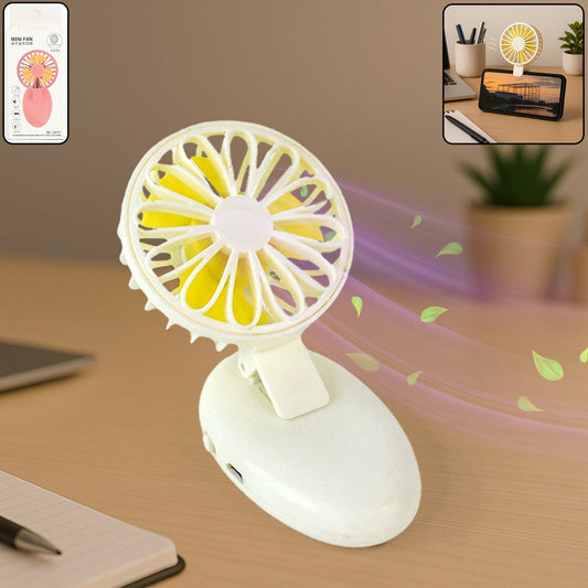 Mini USB Handheld Fan, Portable Rechargeable Mini Fan for Home, Office, Travel and Outdoor Use (1 Pc) Your Brand