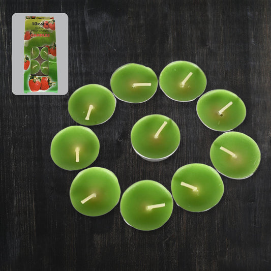 8-9 Hour Unscented Smokeless Candles – For Diwali, Christmas, Weddings, Parties & Mood Dinners, Diwali (10 Pc) Your Brand