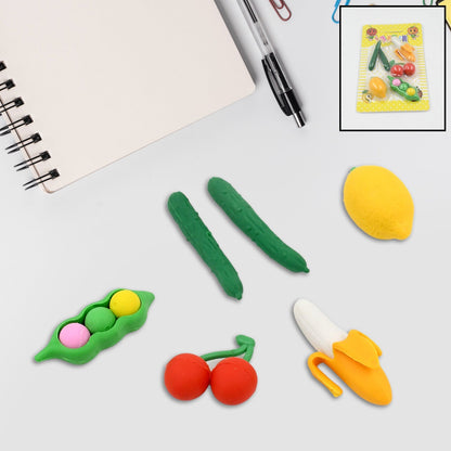 3D Mix Design Fancy & Colorful Erasers – Cute Novelty Eraser Set for Kids & School Prize (1 Set) Your Brand
