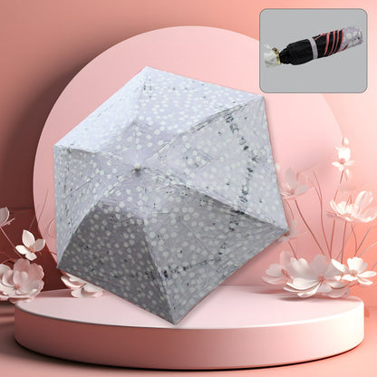 2 Fold Sun Protective Solid Foldable Outdoor Umbrella, Portable Sun, UV Protection Lightweight Rain Umbrella With Umbrella Case For Girls, Women, Men, Boys Your Brand