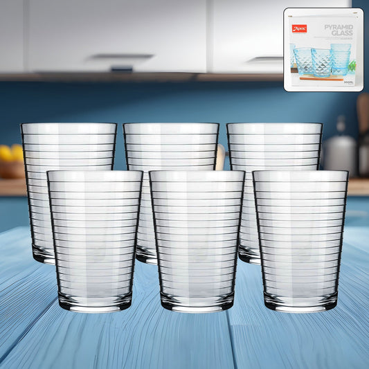 Apex Pyramid Ringo Plastic Glass – 300ml Approx | Durable, Crystal-Clear Tumbler Your Brand
