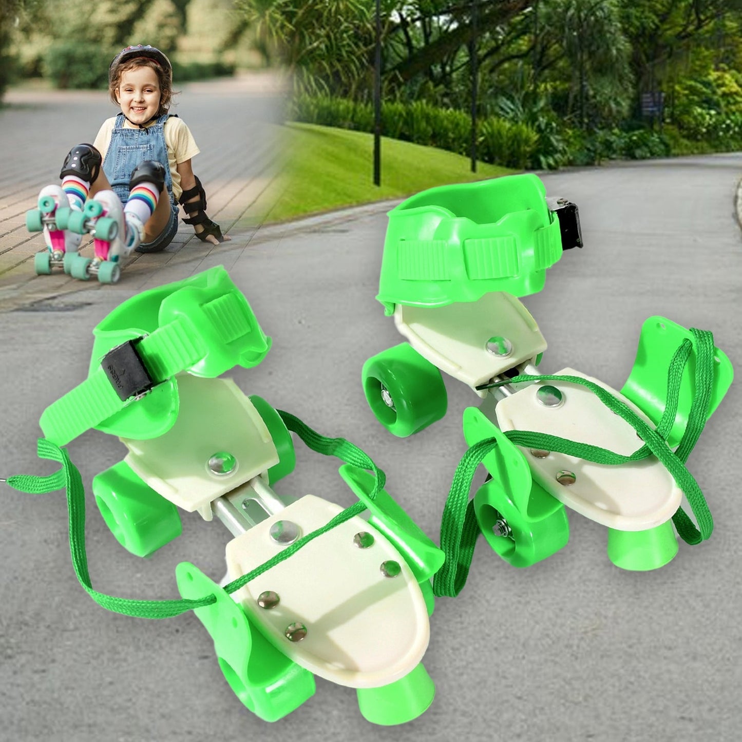 Roller Skates for Kids, Very Adjustable & Comfortable to Use / Roller Skate, Skating / (Pair of 1)  Your Brand