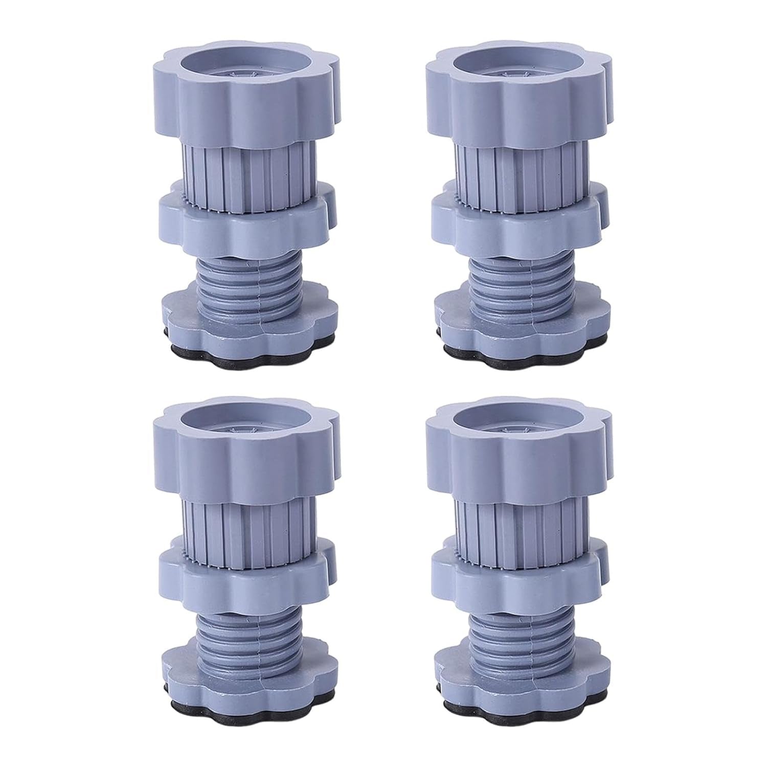 Adjustable Anti-Vibration Washing Machine Support Stand – Non-Slip PVC Lifting Stand (4 Pc Set) Your Brand