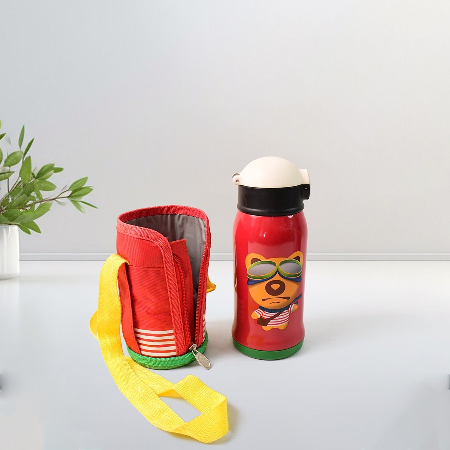 Stainless Steel Water Bottles 500 ML Approx (Mix Design & Color / 1 Pc) Your Brand