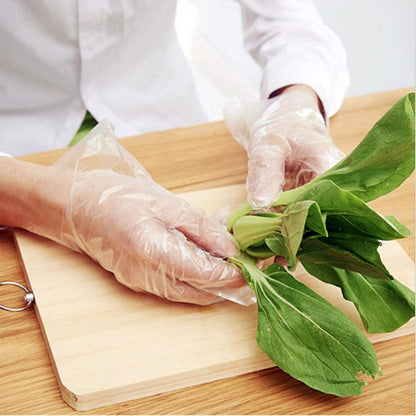 Eco-Friendly Kitchen Hand Gloves, Disposal hand gloves, Free size (100 Pc) Your Brand