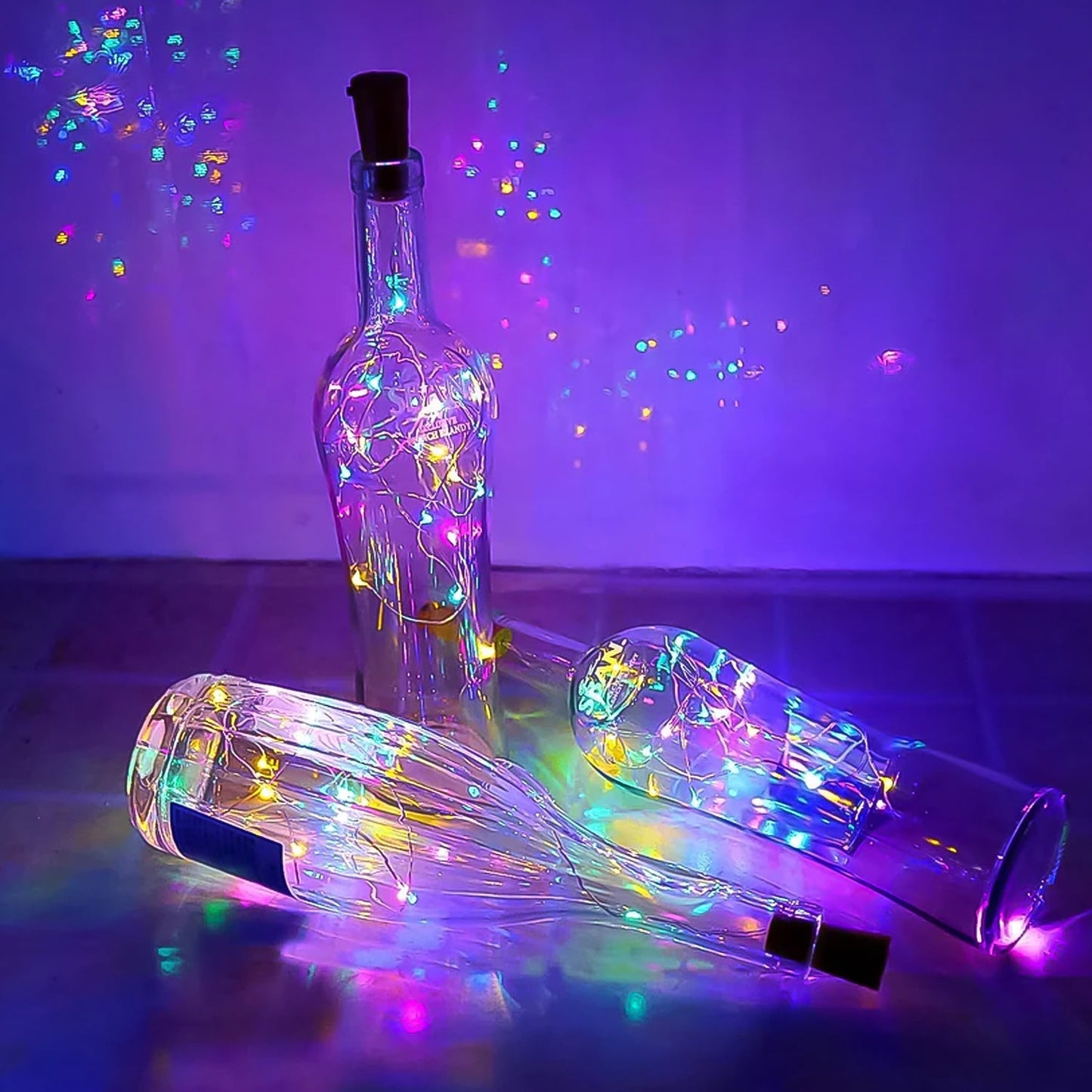 Cork-Shaped LED Bottle String Fairy Lights (1 Pc) Your Brand